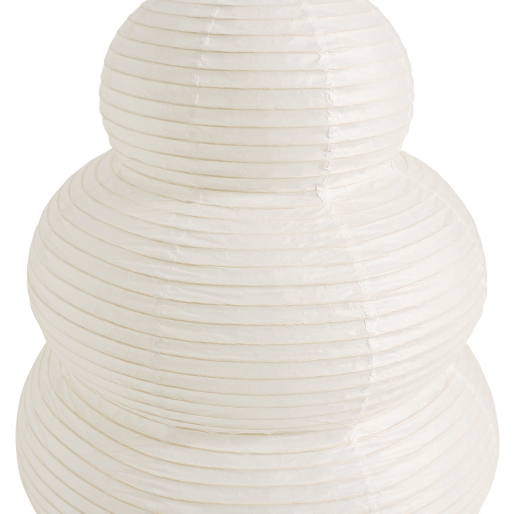 Three-Tier Rice Paper Globe Table Lamp