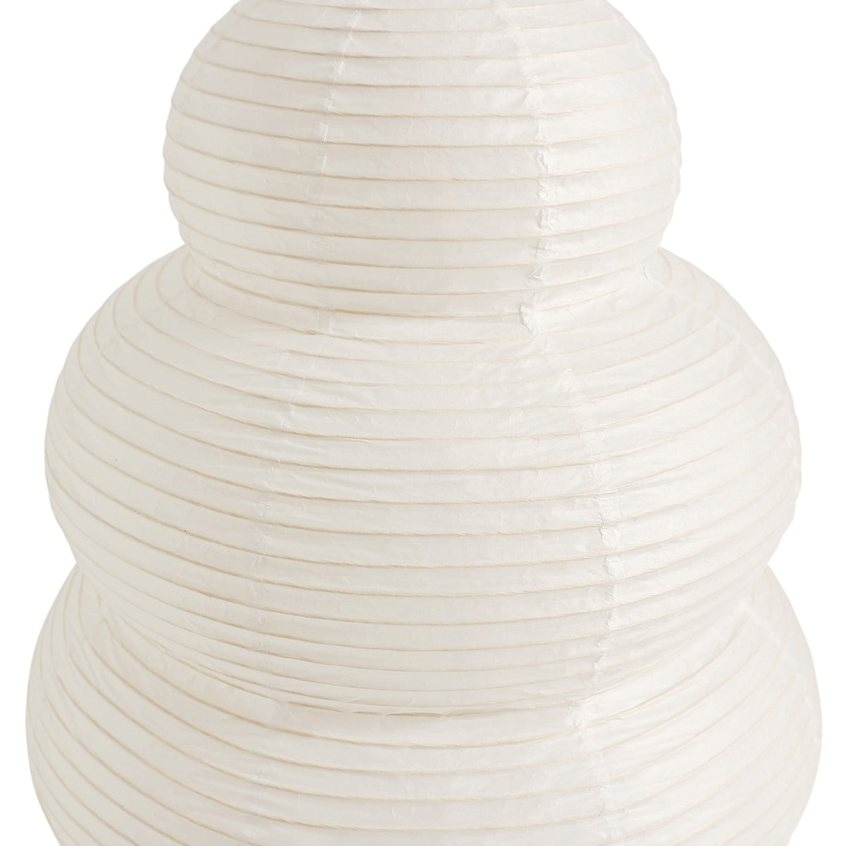 Three-Tier Rice Paper Globe Table Lamp