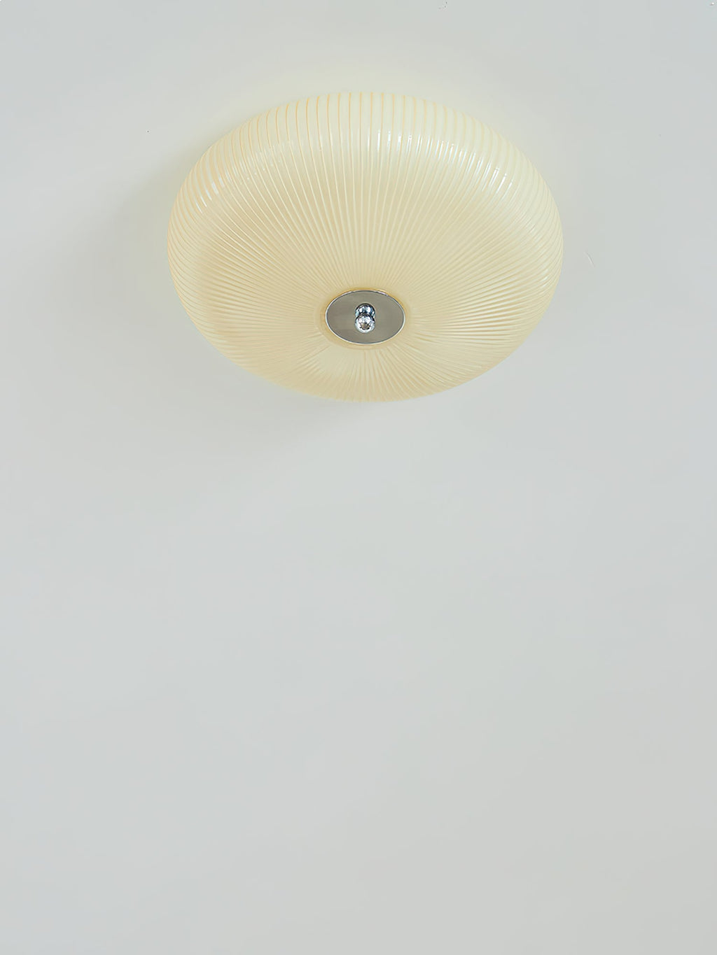 Ribbed Dome LED Flush Ceiling Light