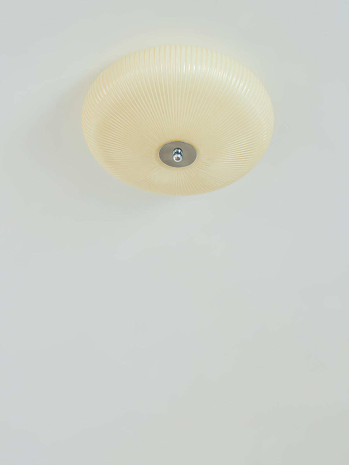 Ribbed Dome LED Flush Ceiling Light
