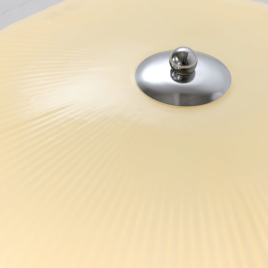 Ribbed Dome LED Flush Ceiling Light