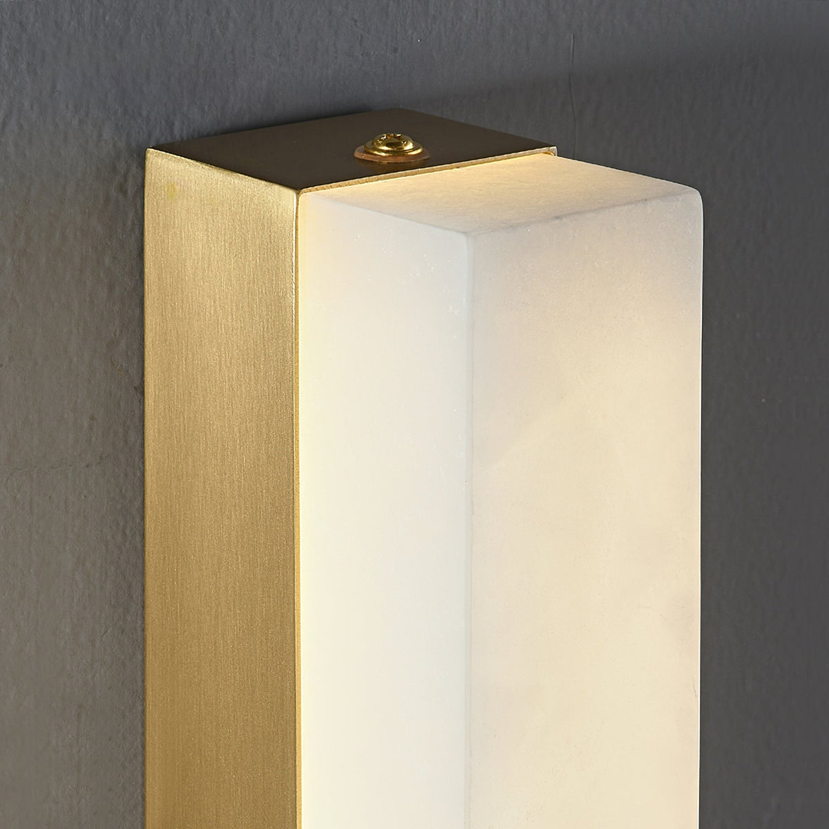 Slim Alabaster Panel LED Wall Lamp