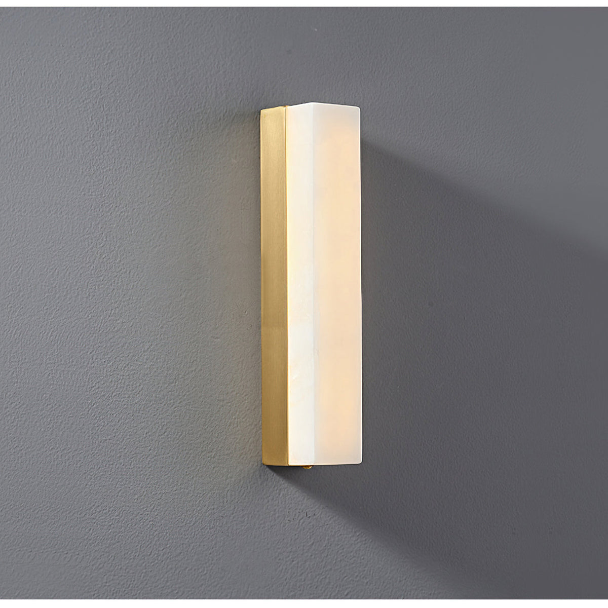 Slim Alabaster Panel LED Wall Lamp