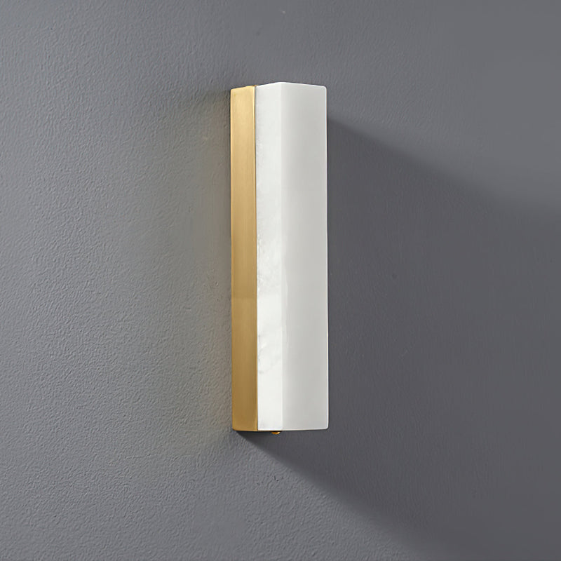 Slim Alabaster Panel LED Wall Lamp