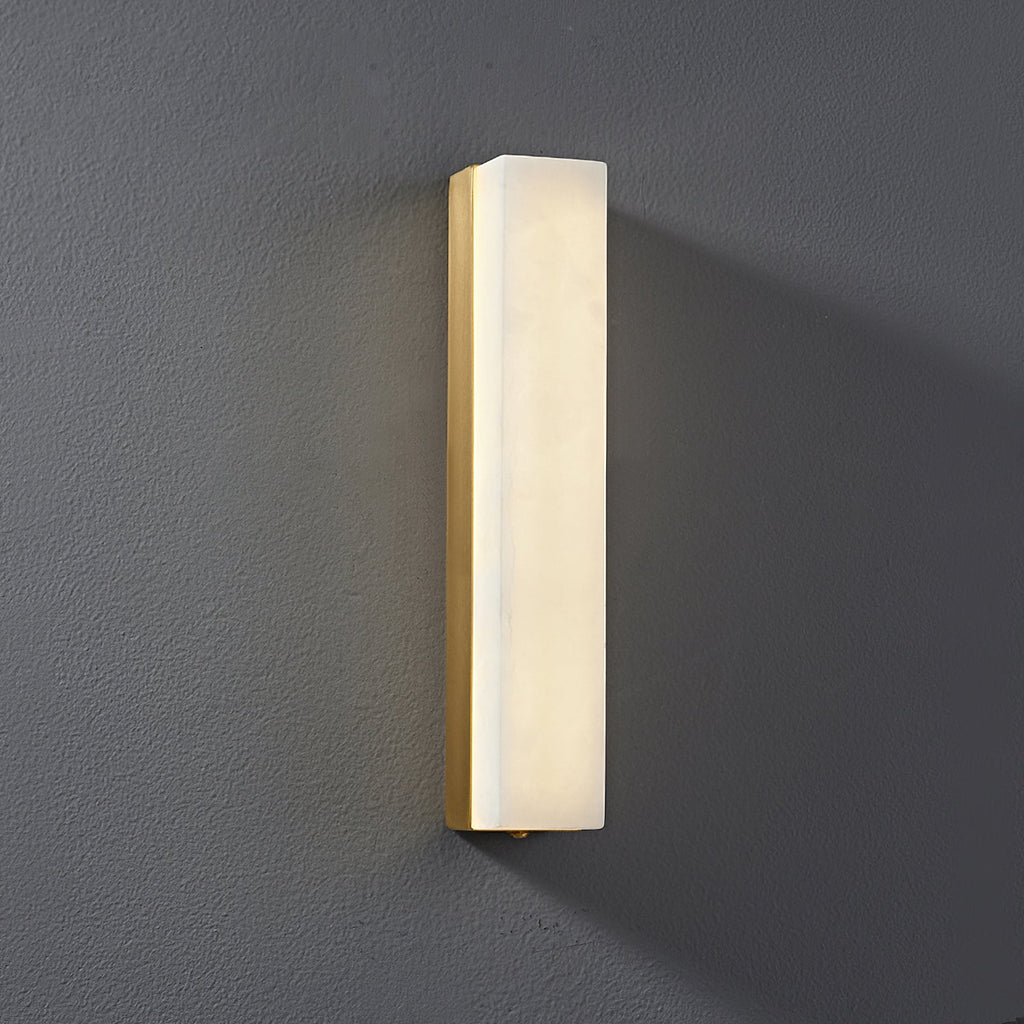 Slim Alabaster Panel LED Wall Lamp