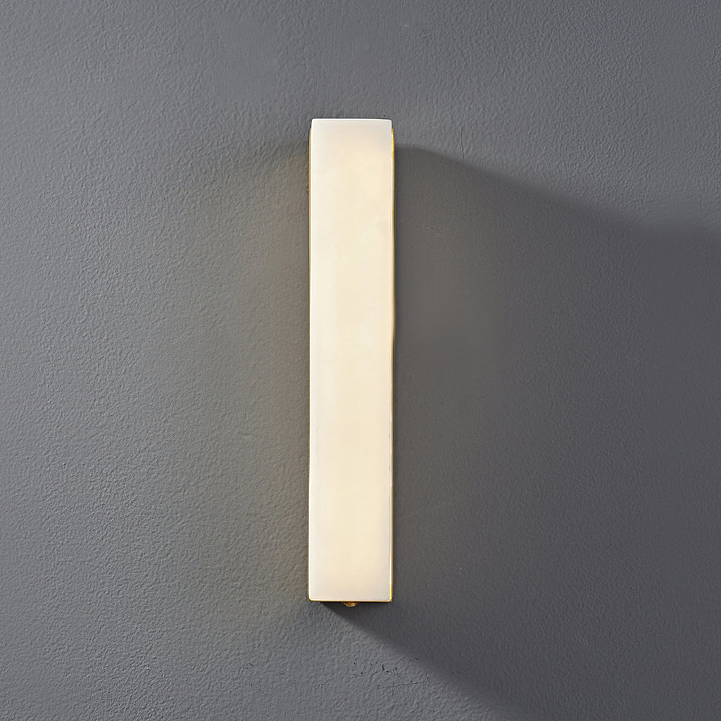 Slim Alabaster Panel LED Wall Lamp