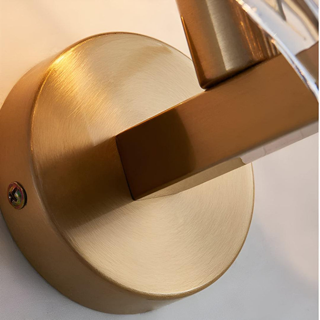 Modern Glass Shell Wall Sconce Light With Warm LED Glow