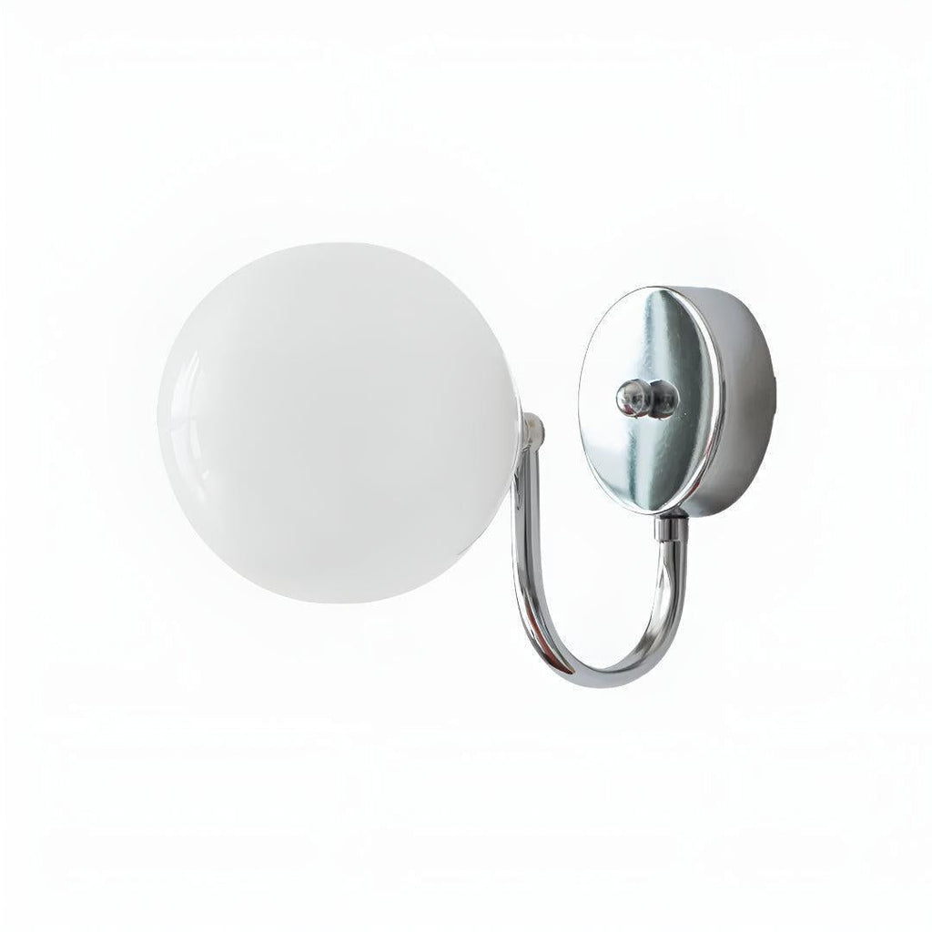 Modern Staggered Glass Globe Shade Wall Sconce Lighting