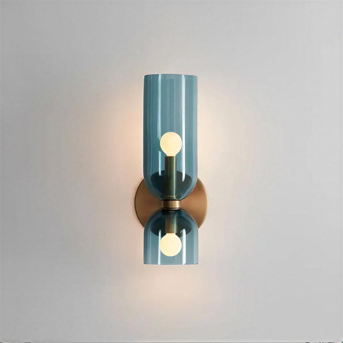 Modern Wall Sconce Light Fixture With Glass Shade