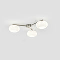 Branching Glass Globe Semi-Flush Ceiling Light