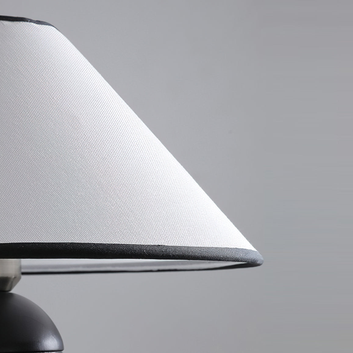 Ridged Base Empire Shade Table Lamp