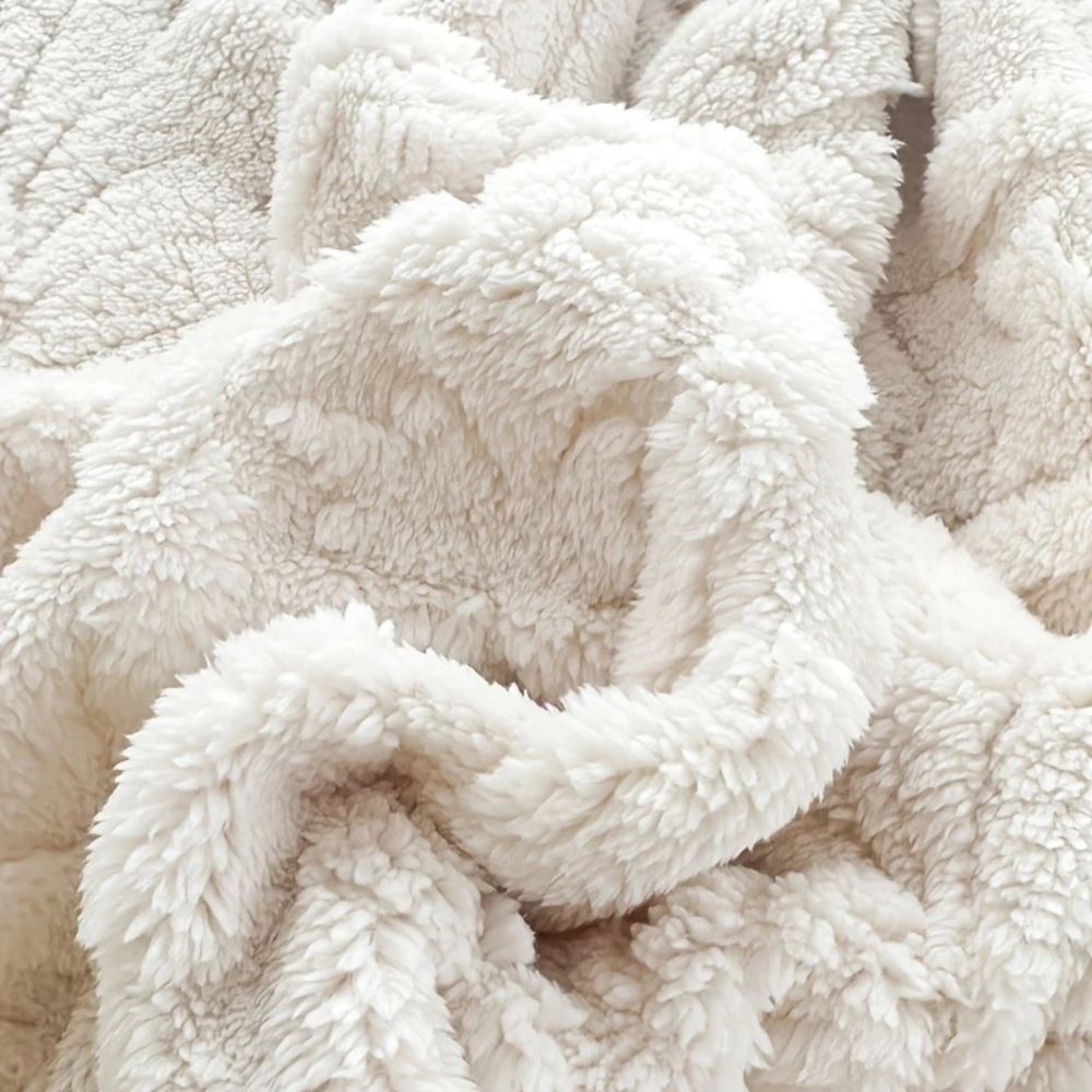French-Weave Jacquard Fleece Blanket