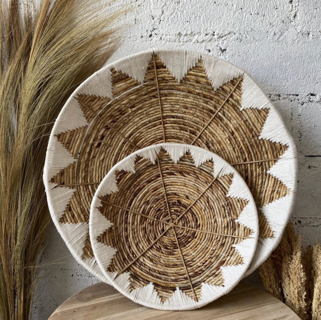 Tribal Woven Wall Basket - view 4