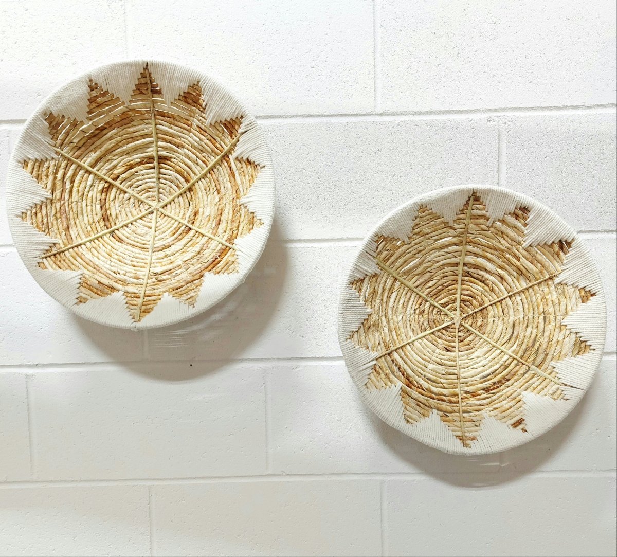 Tribal Woven Wall Basket - view 7