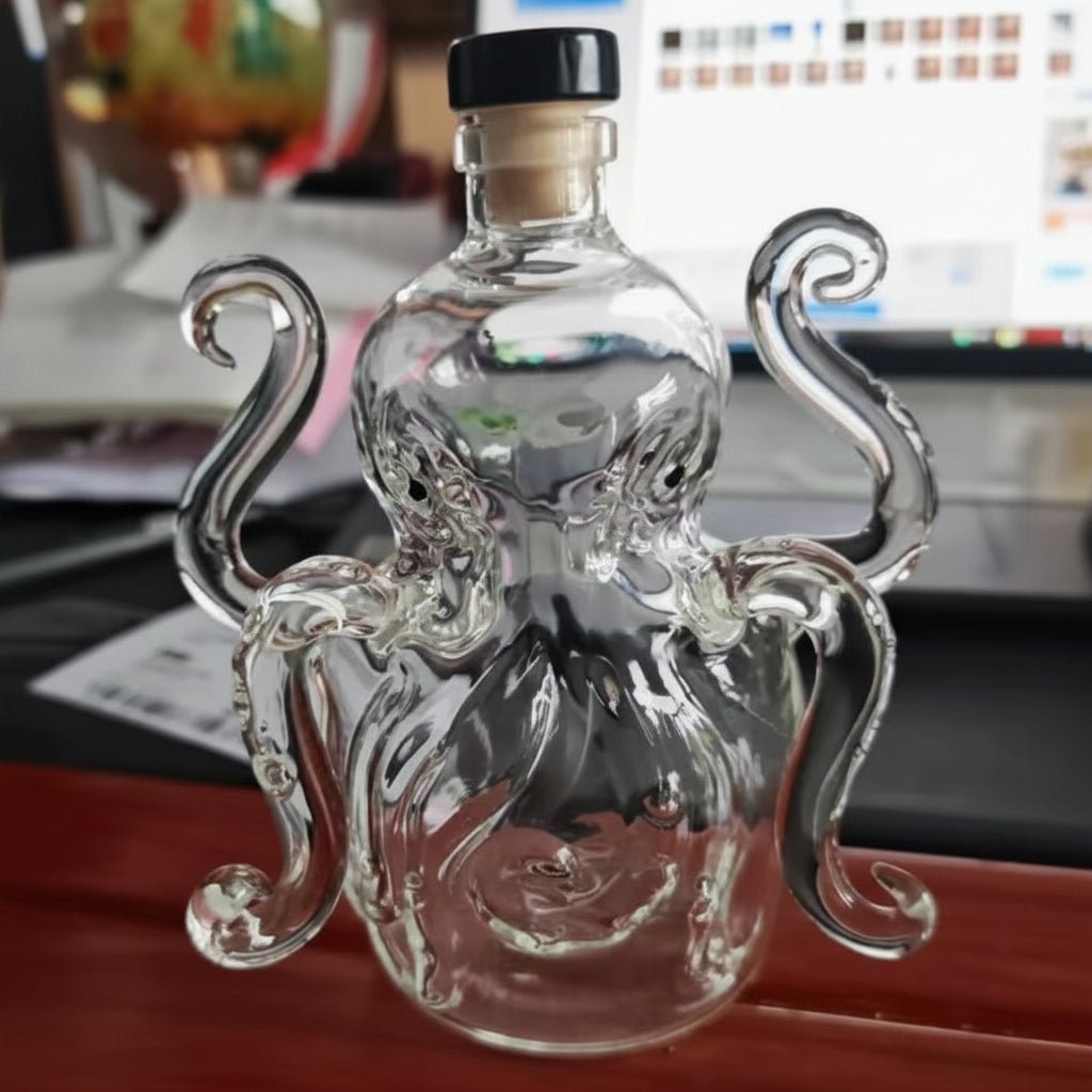 Handcrafted Nautical Crystal Wine Decanter