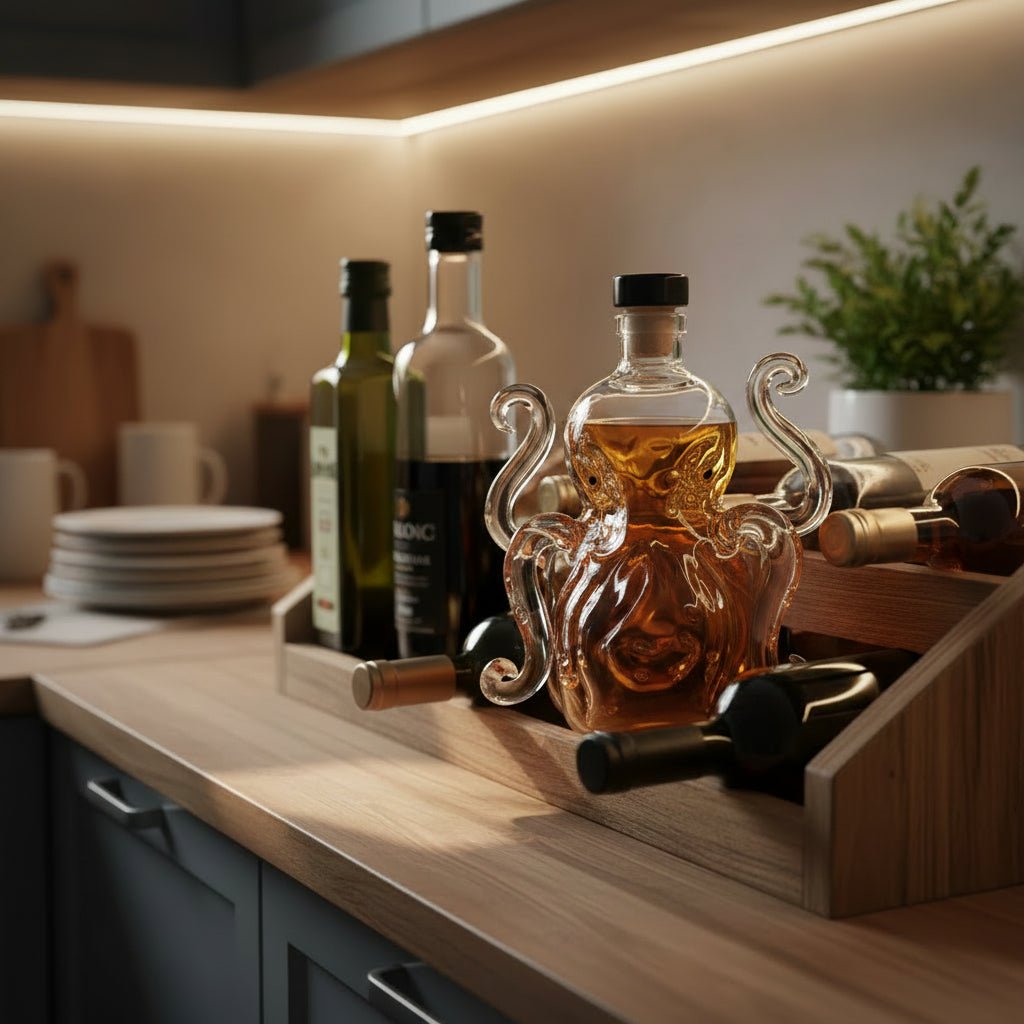 Handcrafted Nautical Crystal Wine Decanter