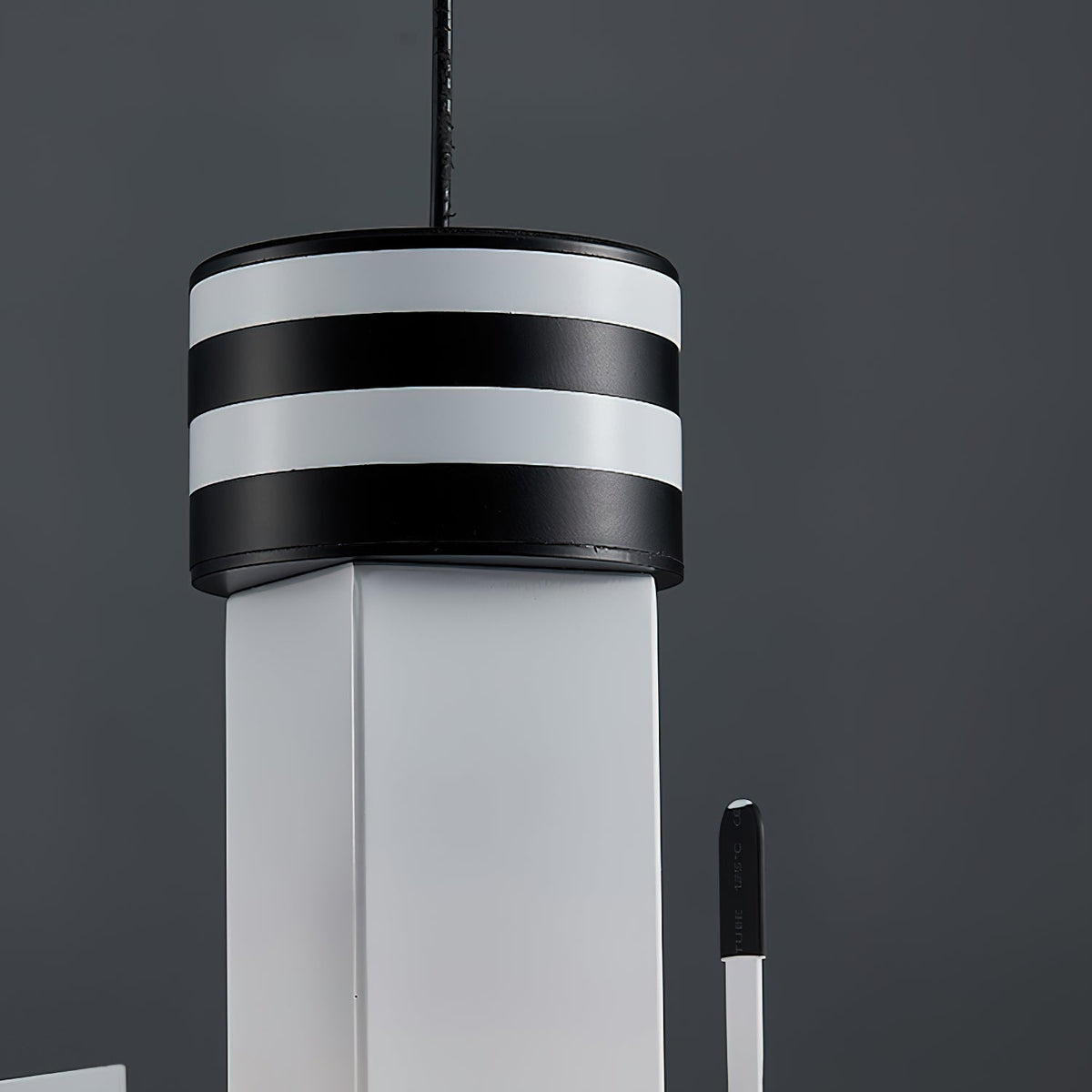 Striped Bowl Perforated Shade Pendant Lamp