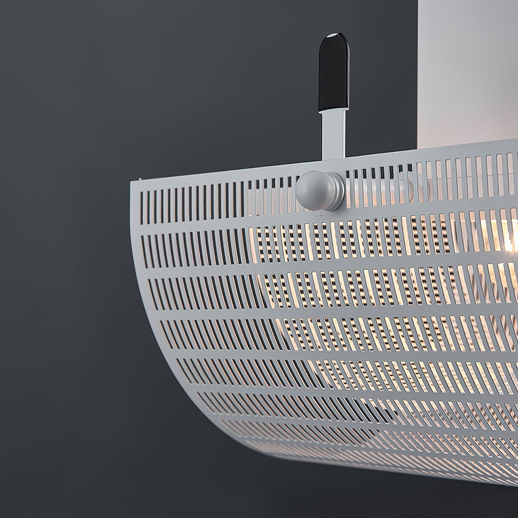 Striped Bowl Perforated Shade Pendant Lamp