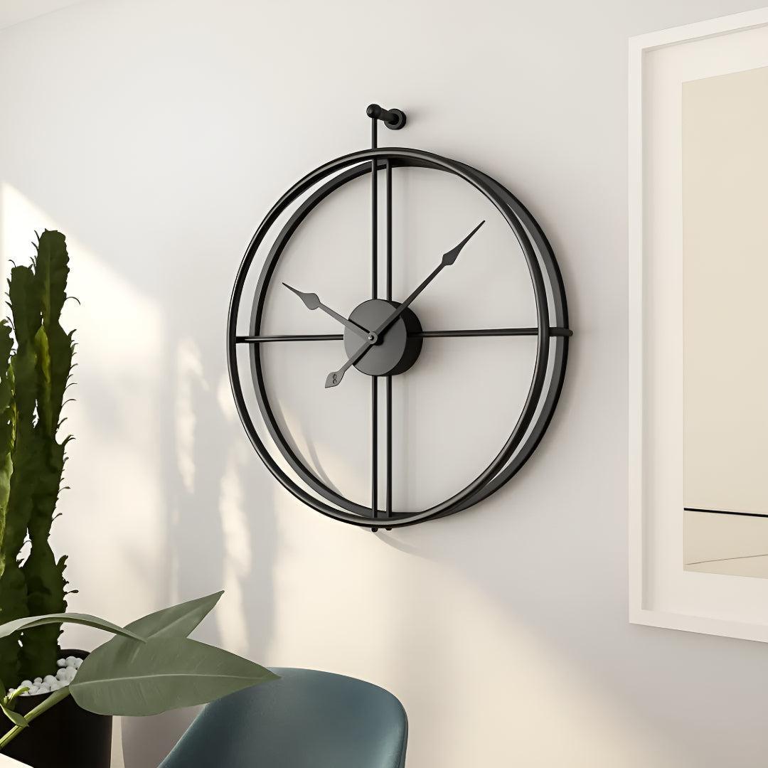 Silent Wall Clock with Modern Minimalist Design