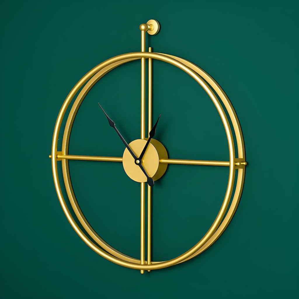 Silent Wall Clock with Modern Minimalist Design