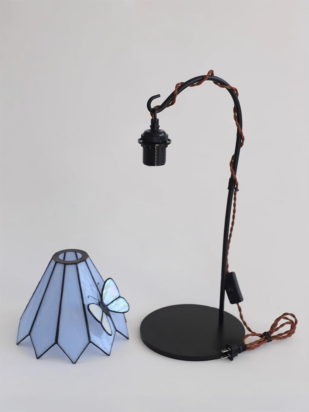 Stained Glass Butterfly Table Lamp