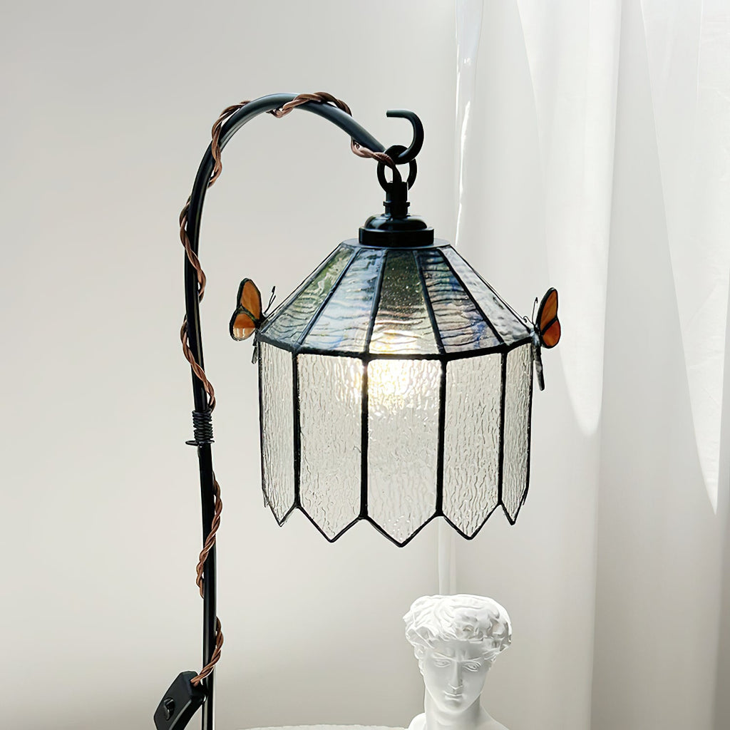 Stained Glass Butterfly Table Lamp