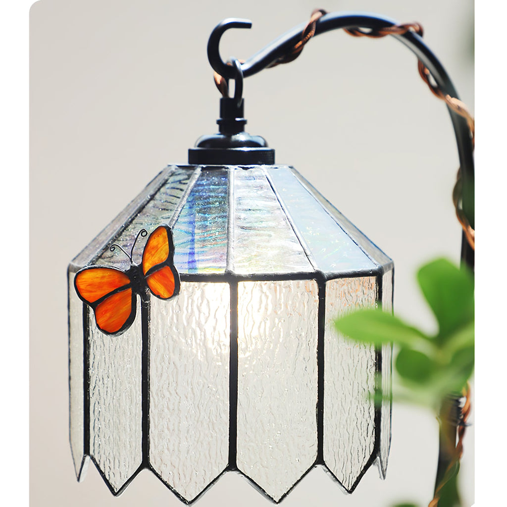 Stained Glass Butterfly Table Lamp