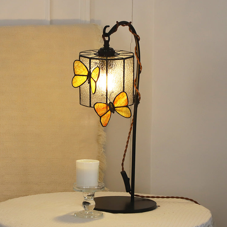 Stained Glass Butterfly Table Lamp
