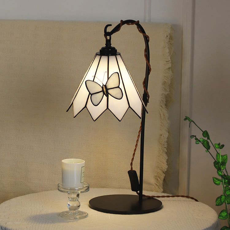Stained Glass Butterfly Table Lamp