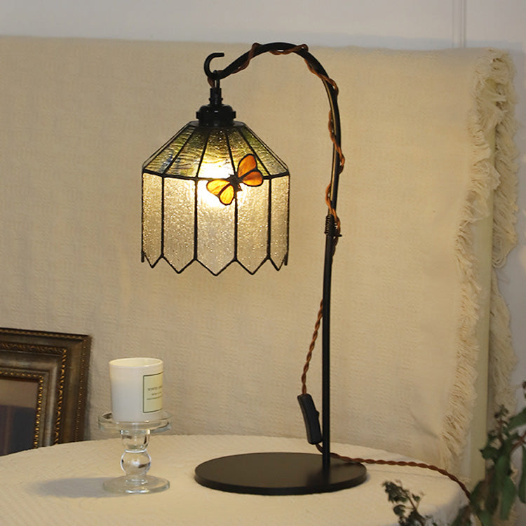 Stained Glass Butterfly Table Lamp