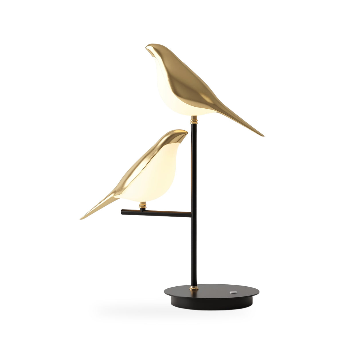 Twin Gold Bird LED Table Lamp
