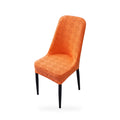 Curved-Back Knit Stretch Chair Cover