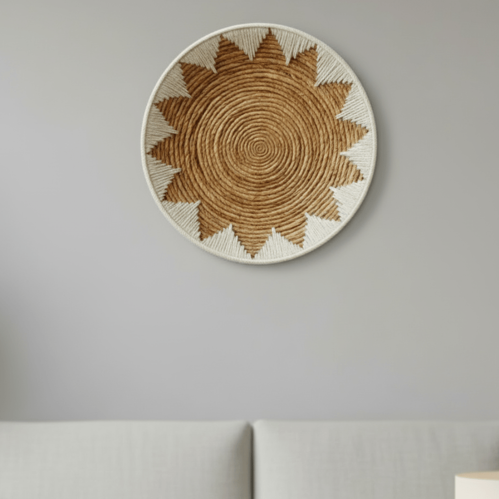 Tribal Woven Wall Basket
