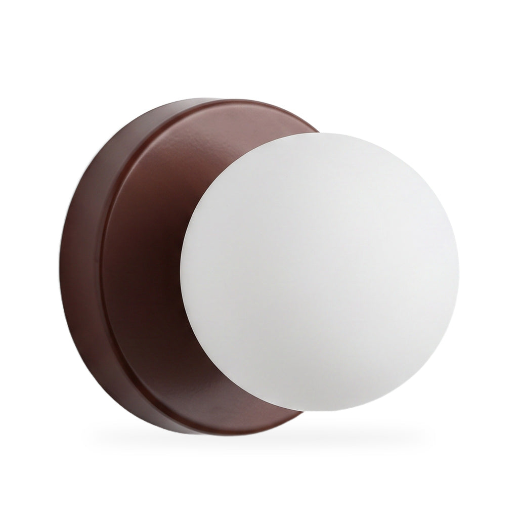 Macaron Disc Opal Glass Wall Lamp