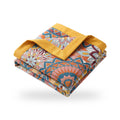 Moroccan Medallion Double-Layer Jacquard Cotton Blanket