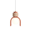 Wabi-Sabi Resin Arch Pendant Light