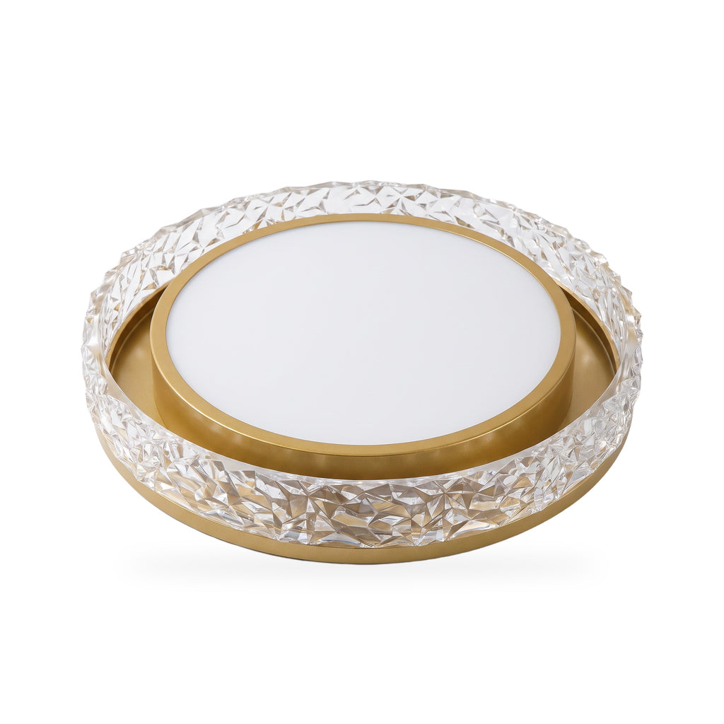 Crystal Ring LED Flush Ceiling Light