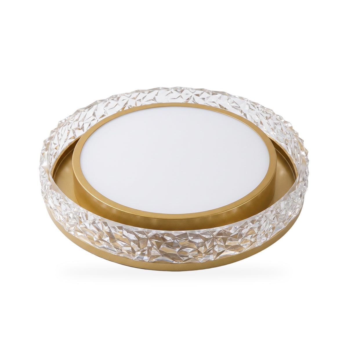 Crystal Ring LED Flush Ceiling Light