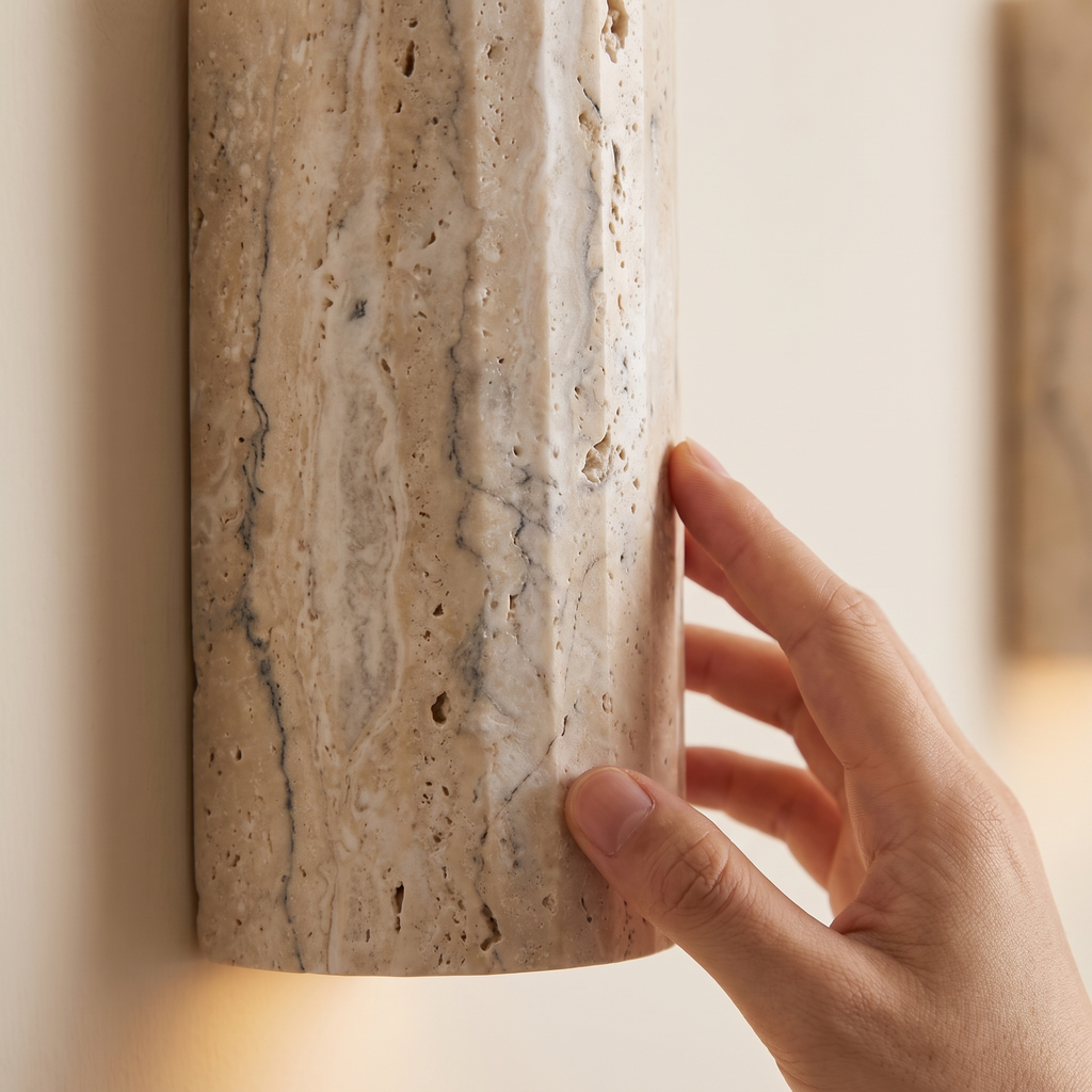 Close-up of natural stone texture