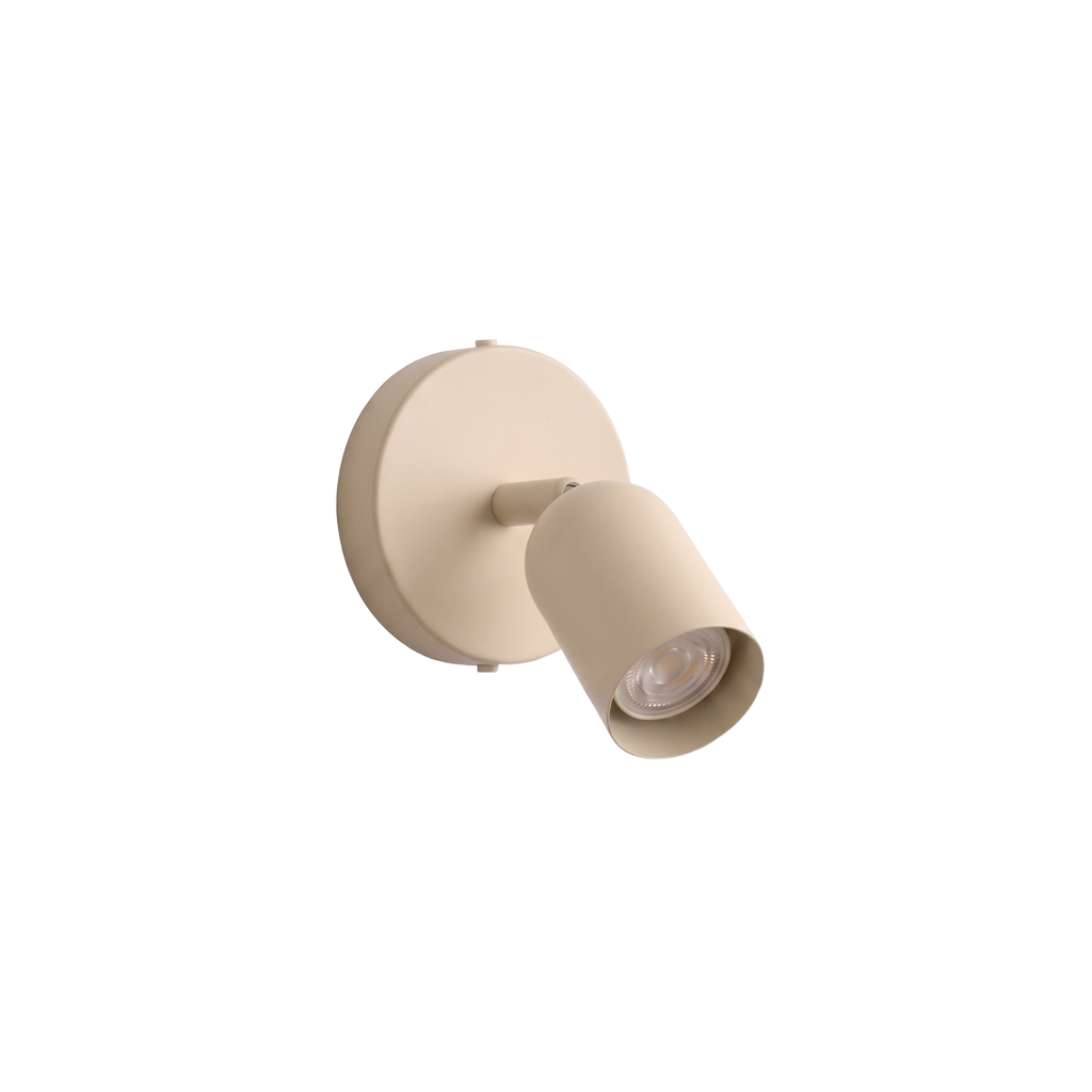 Adjustable-head metal reading wall sconce
