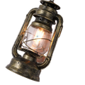 Rustic lantern wall sconce