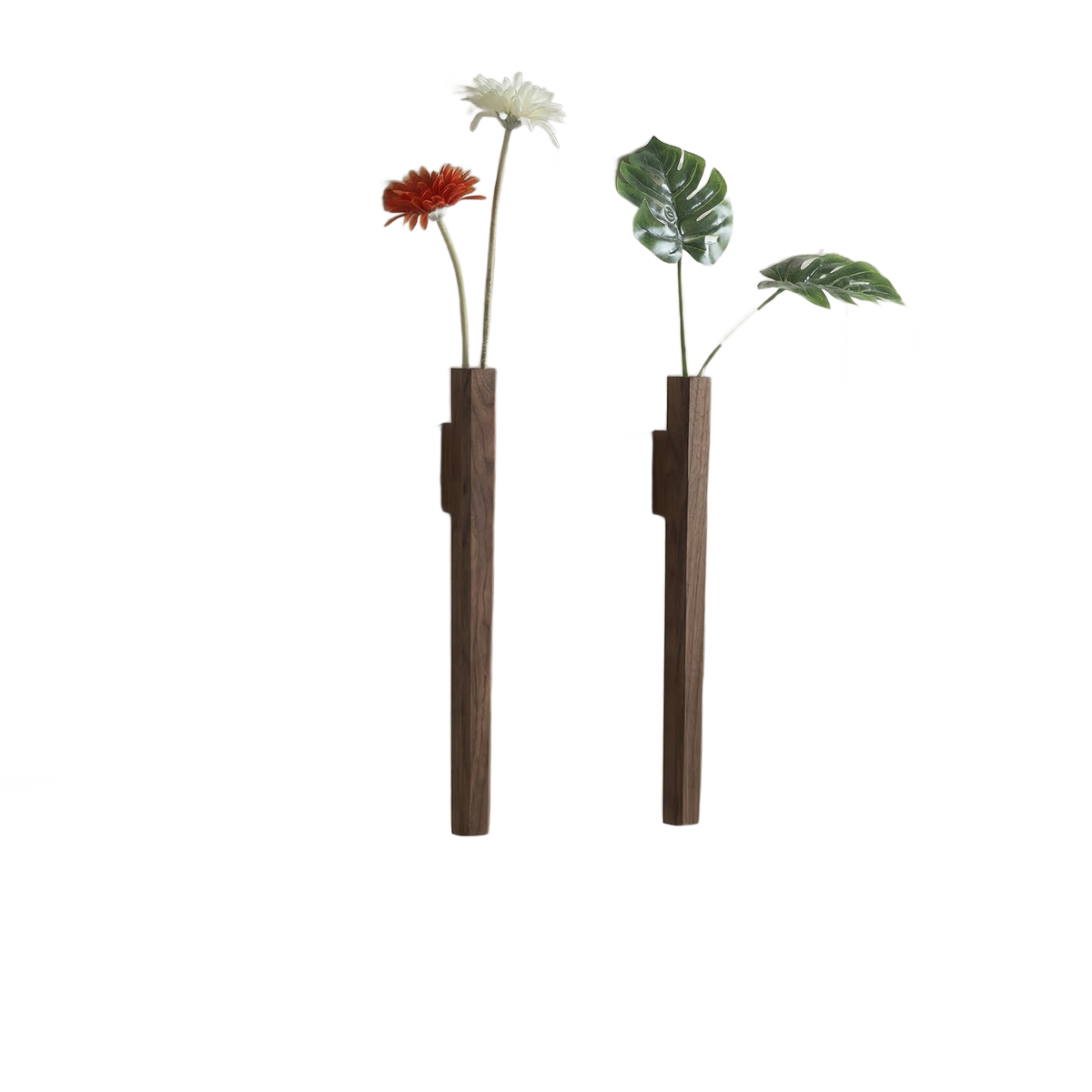 Timber Slimline Wall Vase