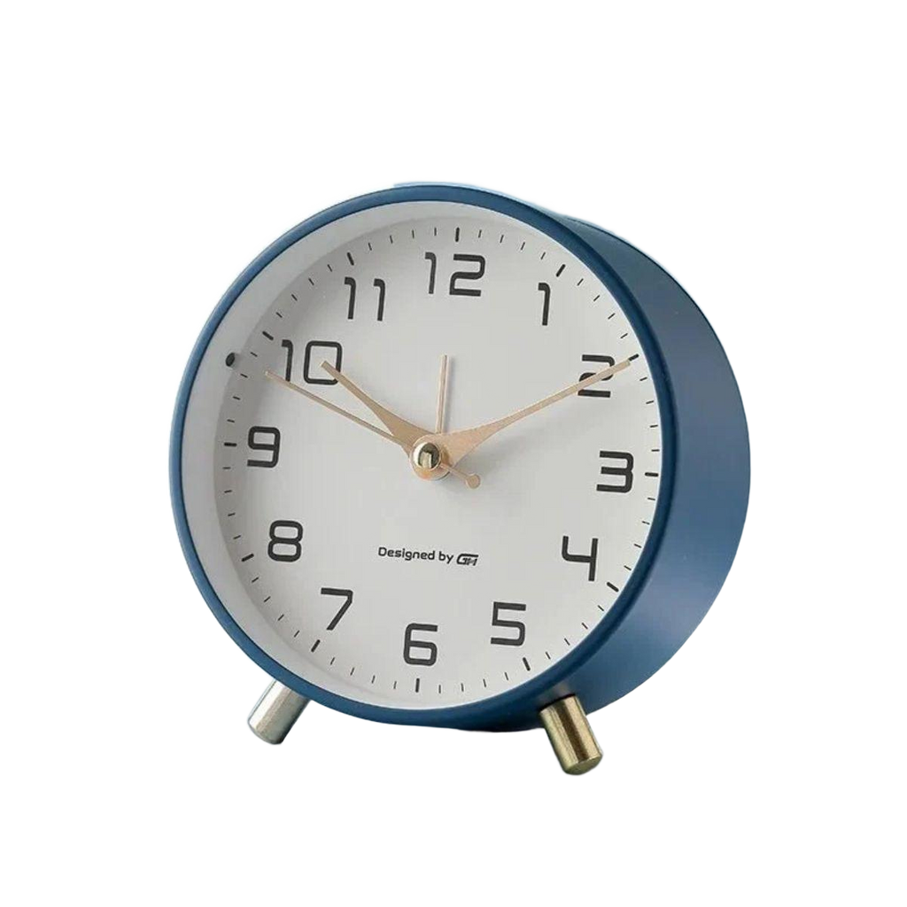 Silent Analog Bedside Table Clock