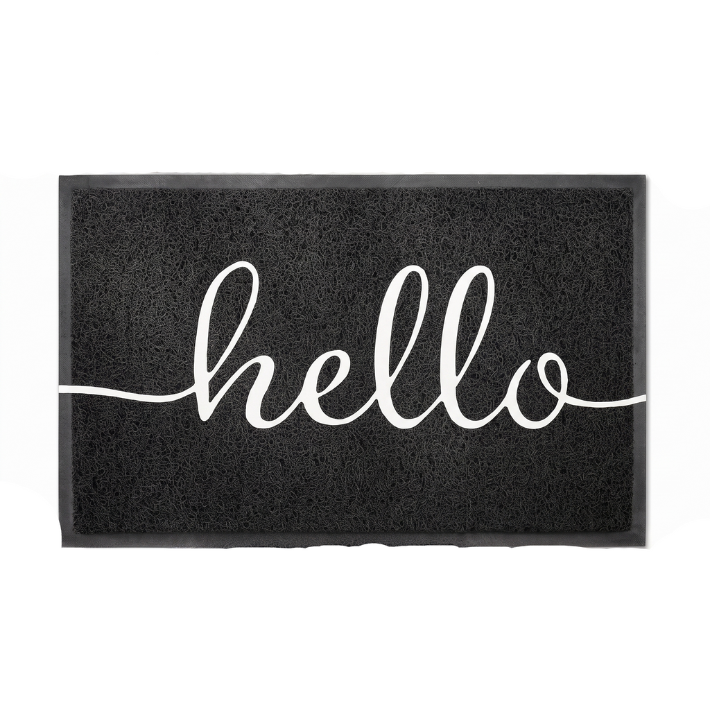 Hello Loop-Pile Door Mat