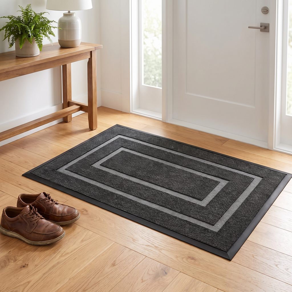 Dirt-Trapping Non-Slip Entry Mat styled at home