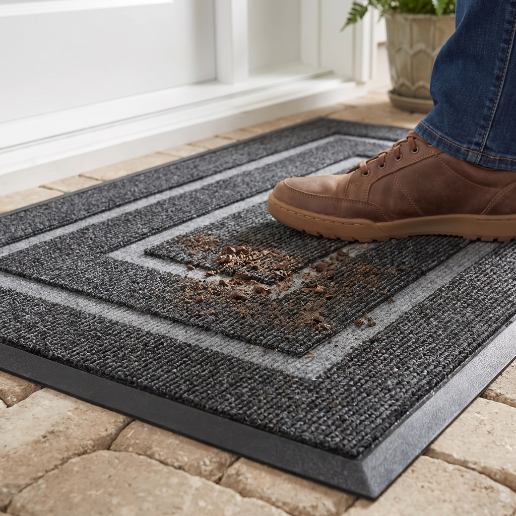 Dirt-Trapping Non-Slip Entry Mat detail