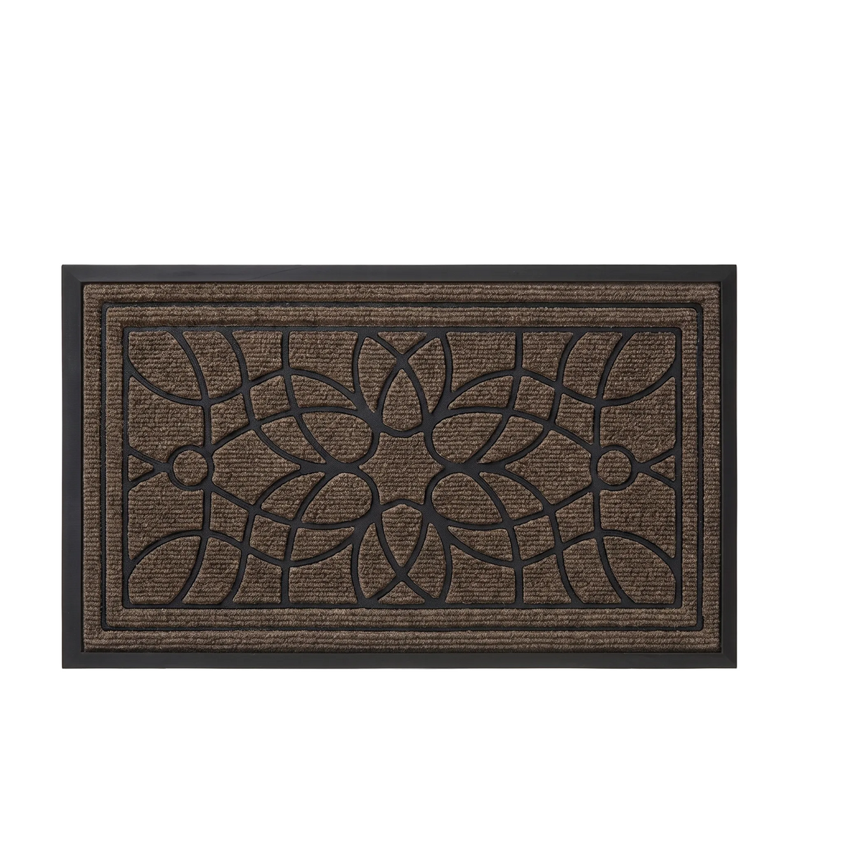 Mandala Pattern Low-Profile Door Mat