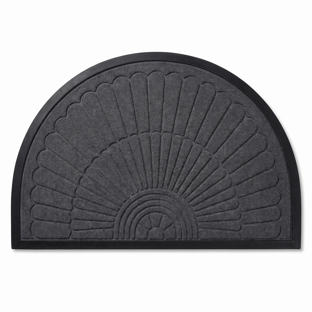 Half-Circle Welcome Door Mat