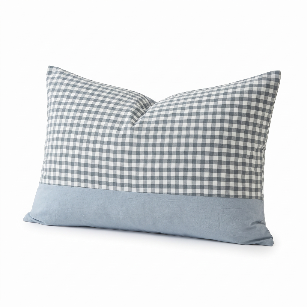 Gingham Check Envelope Pillowcase