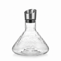 Iceberg Sculpted Crystal Wine Decanter with Aerator